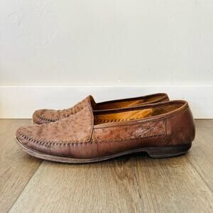 Scarpaletto Leather Loafer with Hand-stitched mens dress loafers mens 12